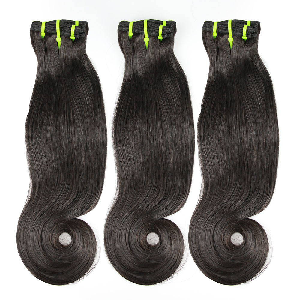 Stema Double Drawn Hook Straight Virgin Human Hair Bundles